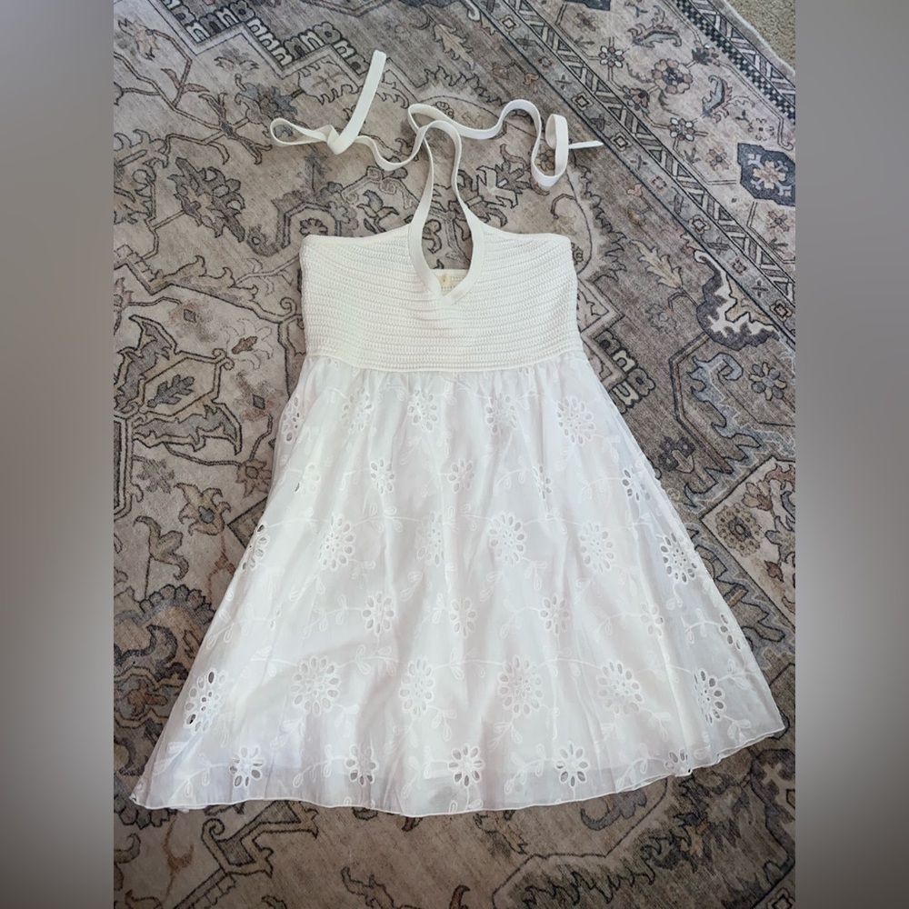 Red Dress Boutique White Halter Sundress